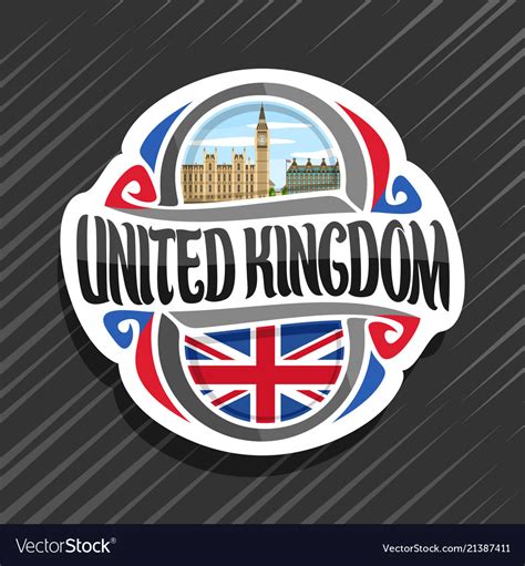 Logo For United Kingdom Royalty Free Vector Image