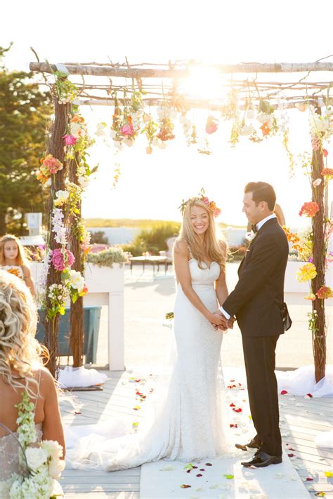 We had the absolute best wedding here 11 yrs ago! A Bright, Bohemian Beach Wedding at Sun and Surf Beach ...