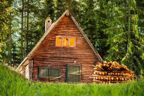 La casa rural la casa del bosque les da la bienvenida a un lugar con encanto para desconectar y descansar en plena naturaleza. casa de madera en el bosque — Foto de stock © misafoto ...