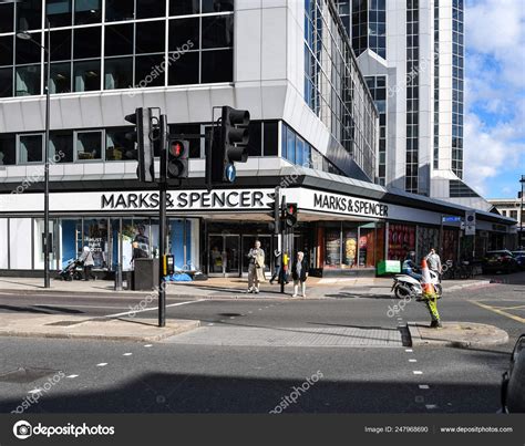 Marks And Spencers Frontage Stock Editorial Photo © Rogerutting