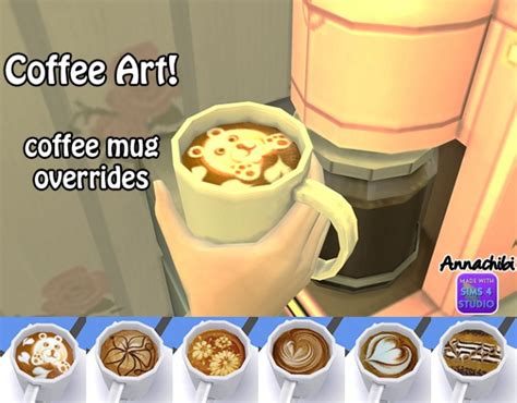 6 Coffee Mug Overrides At Annachibis Sims Sims 4 Updates