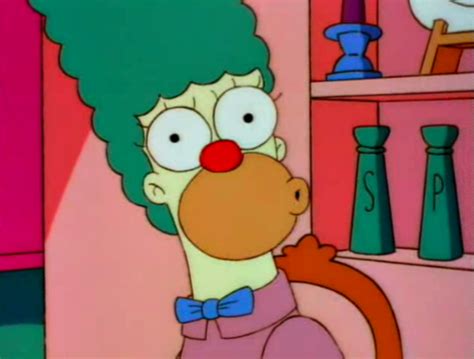 Marge Simpson On Twitter Thinking About Being The Clown From