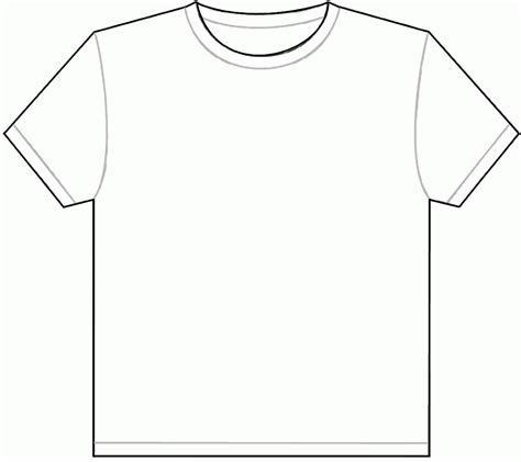 Free Printable Shirt Template
