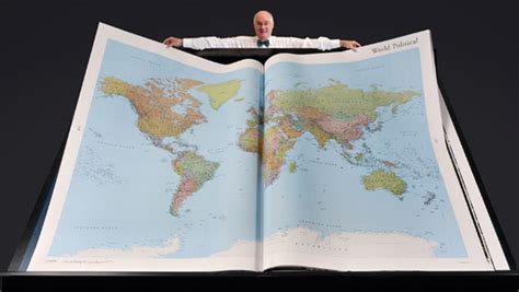 Worlds Largest Atlas Is Unveiled At The British Library Guinness