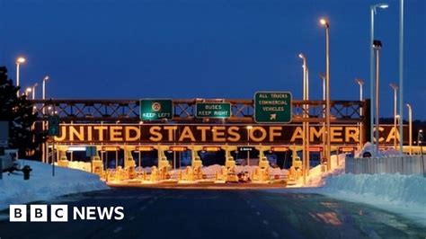 Us Canada Border To Close Amid Virus Crisis Bbc News