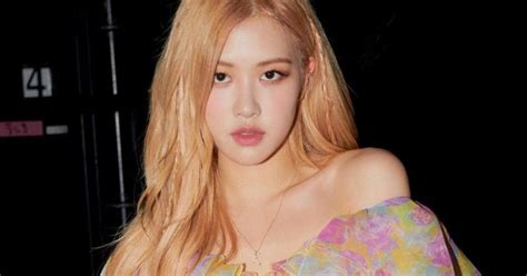 Blackpink Rose Picked As Model For 5252 By Oioi Brand Blackpink