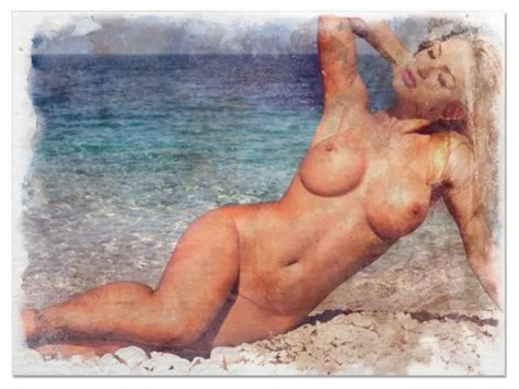 KUNST BILDER Images Nackt PinUp Akt Nude Erotik Women Foto Zeichnung Art BL EUR