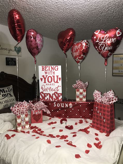 Valentine S Day Surprise For Him Senses Diy Valentines Gifts