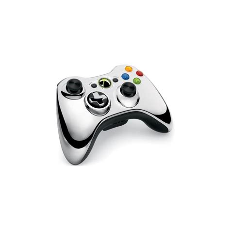 Xbox 360 Wireless Controller Chrome Series Silver Special Edition
