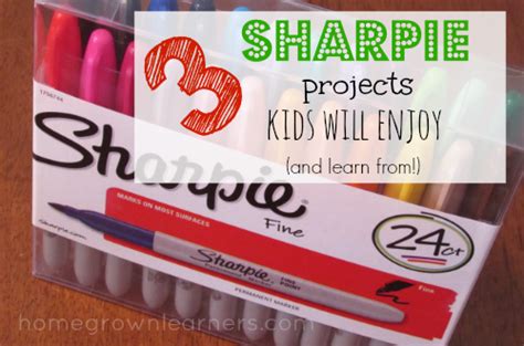 3 Sharpie Projects Kids Will Enjoy — Homegrown Learners