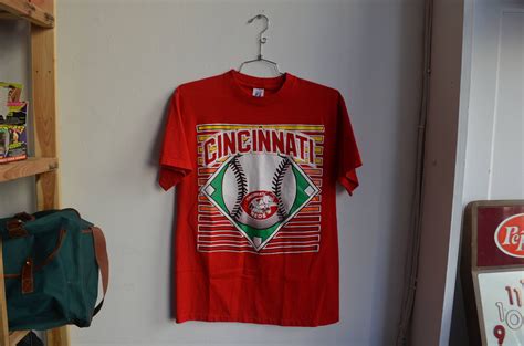Vintage 1990 Cincinnati Reds Baseball Unisex T Shirt By RadOTR On Etsy