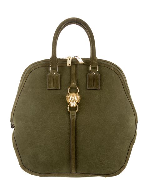 Burberry Prorsum Suede Orchard Bag Green Handle Bags Handbags