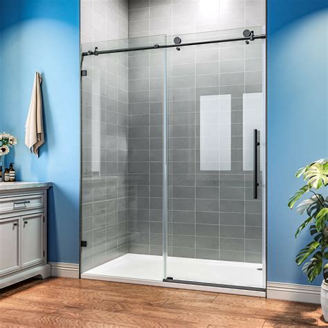 Of course the formula is natural with no harsh chemicals, plus this will. SUNNY SHOWER 60" W x 76" H Frameless Sliding Shower Door ...