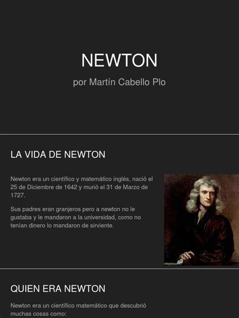 La Vida De Newton Pdf