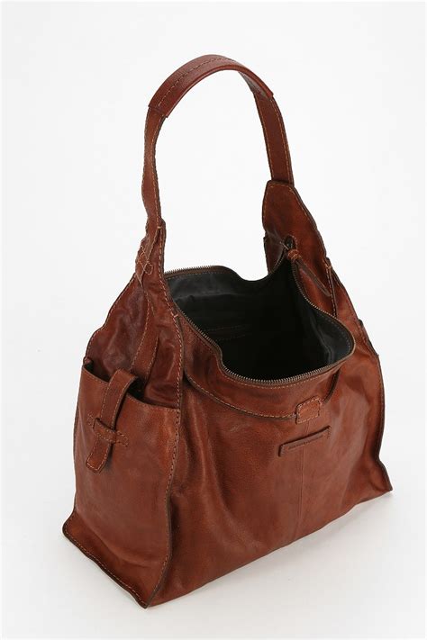 Frye Artisan Leather Hobo Bag In Brown Lyst