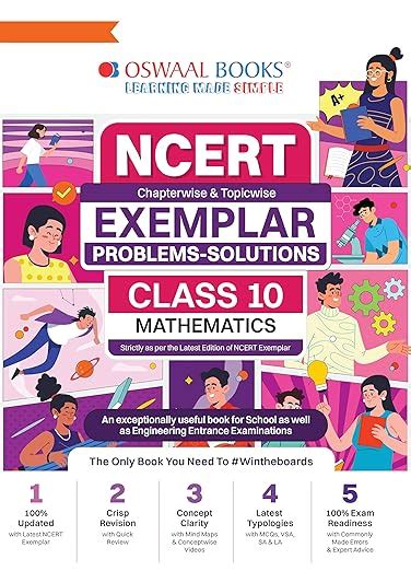 Oswaal Ncert Exemplar Problems Solutions Class 10 Mathematics Book For 2024 Board Exams