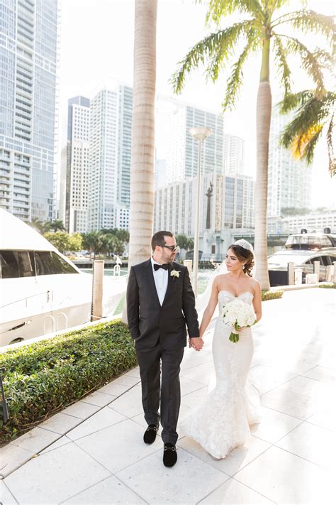 A Glamorous Rooftop Wedding At The Epic Hotel In Miami Florida