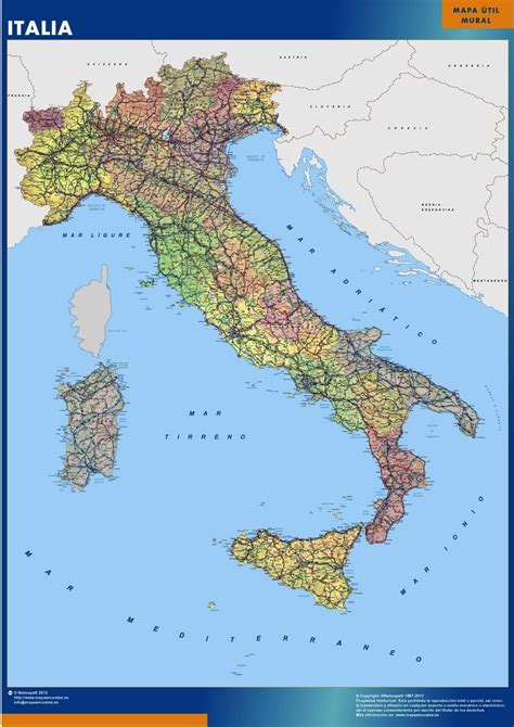 Italia Mappa Mappe Mondo Netmaps