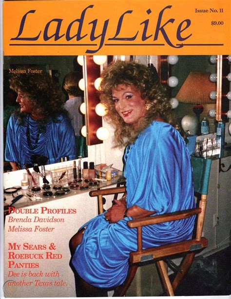 Ladylike Magazine 11 Transgender Transvestite Crossdresser Vintage Tvts
