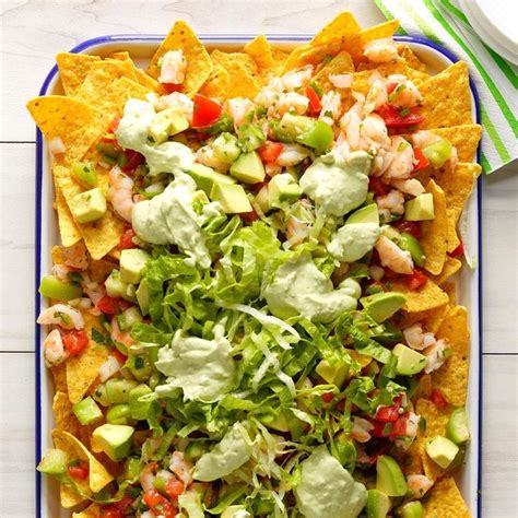 seafood nachos recipe how to make it taste of home