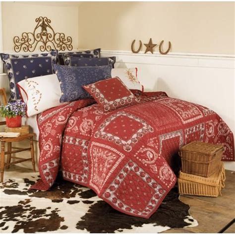Western bedroom furniture design, title: Western Quilts, Comforters, Bedding Sets and Bedroom ...