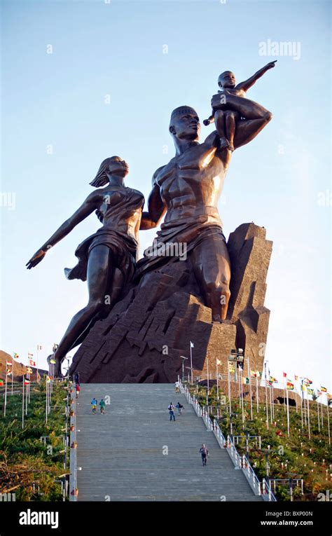 Senegal Dakar The African Renaissance Monument Is One Of The Biggest