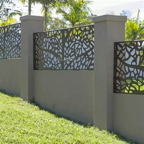 Outdoor Decorative Aluminum Laser Cut Panels Laser Cut Metal Screens
