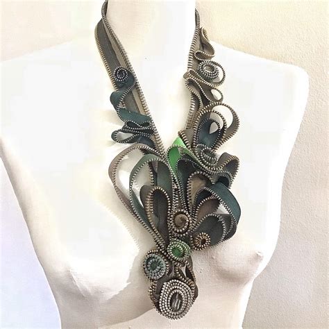 green-sculpture-zipper-necklace-etsy-necklace-etsy,-long-necklace,-necklace
