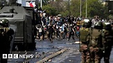 Chile protests: Clashes in Santiago as unrest continues - BBC News