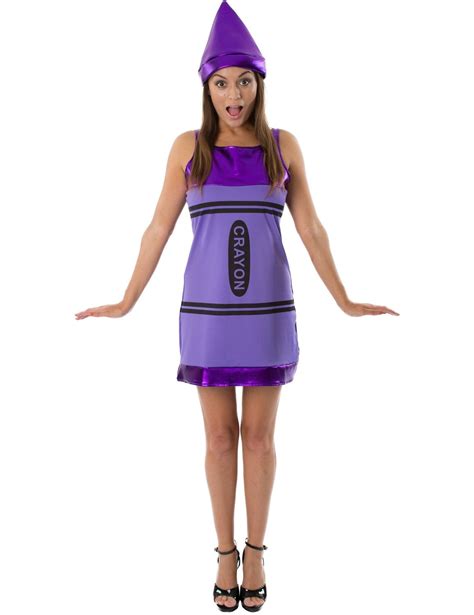 Women's Purple Crayon Fancy Dress Costume | Crayon fancy dress, Fun fancy dress, Crayon dress