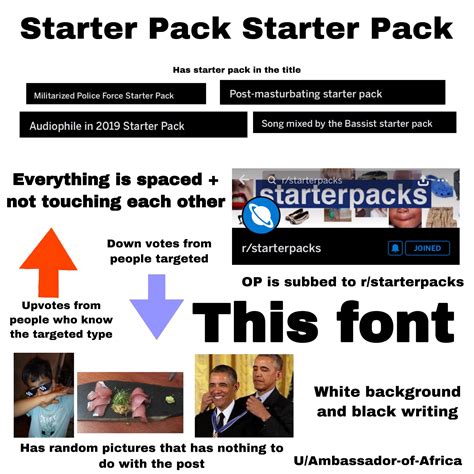 Reddit Starter Pack Starter Pack Rstarterpacks