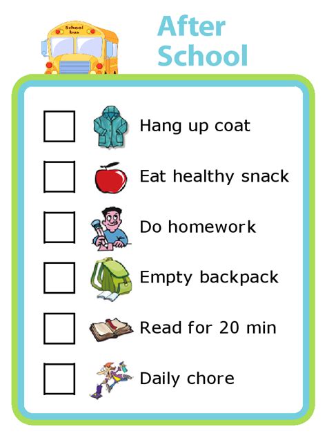 Make Your Own List Mobile Or Printed In 2020 After School Checklist