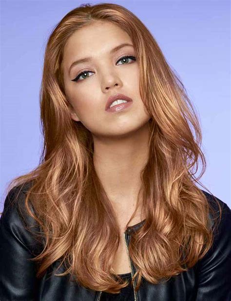 This cinnamon brown hair benefits from some copper and blonde highlighting, especially around the face and on those layers. 150 Ravishing Strawberry Blonde Hair color Ideas To Try