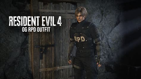 Leon Re4 2005 Rpd Outfit Resident Evil 4 Remake Mods