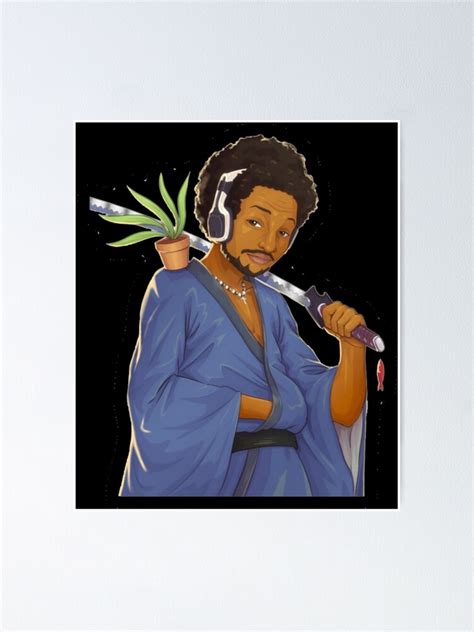 Coryxkenshin Samurai With Plant And Katana Poster By Hermasyahteee