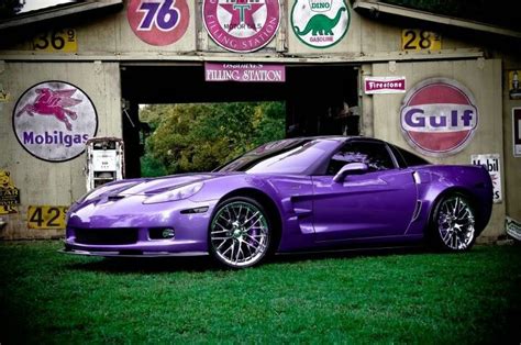 Purple Corvette My Favorite Color And My Favorite Car Corvette