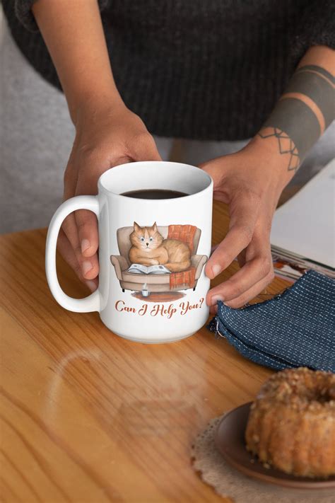 Funny Cat Coffee Mug Grumpy Cat Mug Ceramic Cat Mug Cat Etsy