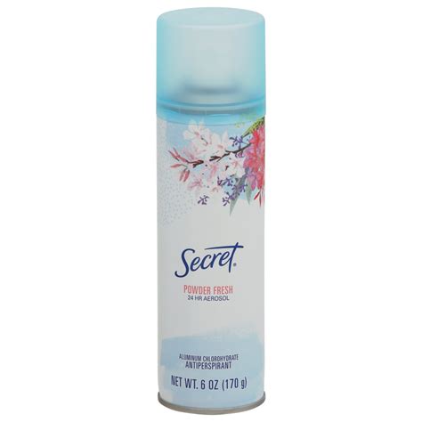 Secret Women's Aerosol Powder Fresh Scent Antiperspirant & Deodorant - Shop Deodorant ...