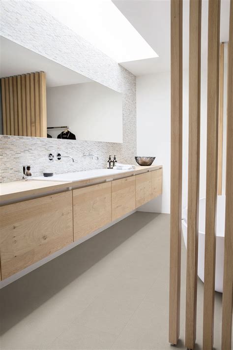 Style to suit your bathroom. The light that falls on this soft vinyl flooring, creates ...