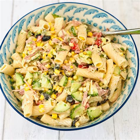 Spanish Pasta Salad Perfect Summer Side Dish Daisies Pie