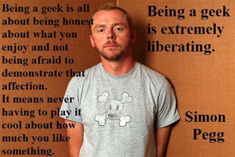 Simon Pegg On Being A Geek Nerdalicious