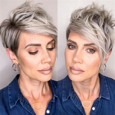 42 Stylish And Sexy Short Hairstyles And Haircuts For Women Over 40