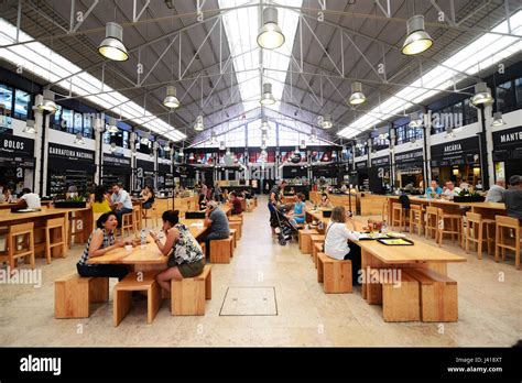 Time Out Market Lisboa is a food hall located in the Mercado da Ribeira