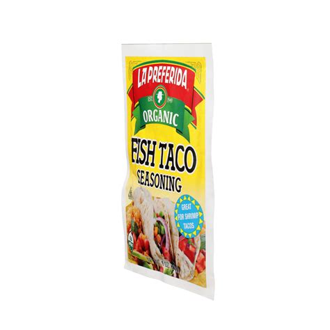 Organic Fish Taco Seasoning 1 Oz La Preferida
