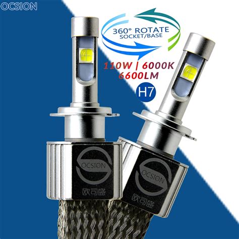 Aliexpress Com Buy H7 LED Headlights 55w Car Headlight Bulb 6000K