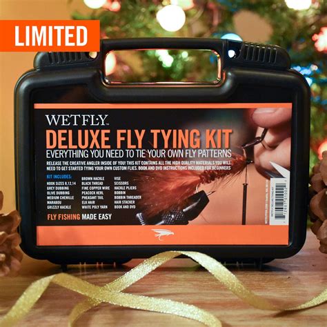 Wetfly Deluxe Fly Tying Kit Fly Tying Kit Fly Tying Fly Fishing Ts