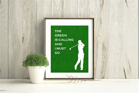 Father S Day Golf T Golfing Print Man Cave Decor Etsy