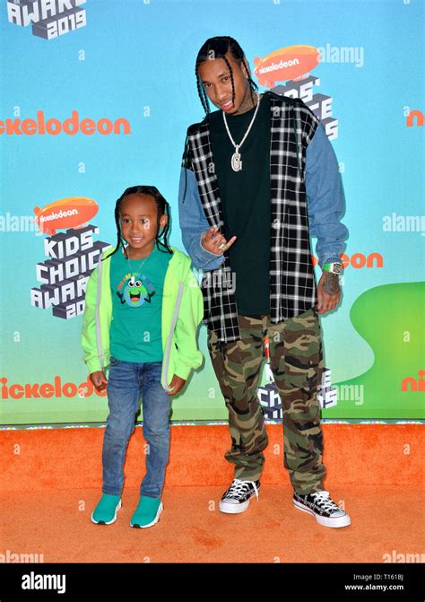 Los Angeles Usa 23rd Mar 2019 Tyga And King Cairo Stevenson At