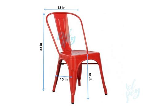 Dessau industrial iron quilted black leather chair #leatherchair #industrialchair. Red Tolix Style Metal Industrial Chair - Del Rey Party Rentals