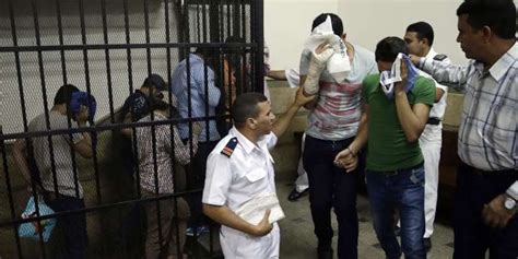 egypte peines de prison allégées à trois ans pour huit hommes ayant participé à un mariage gay